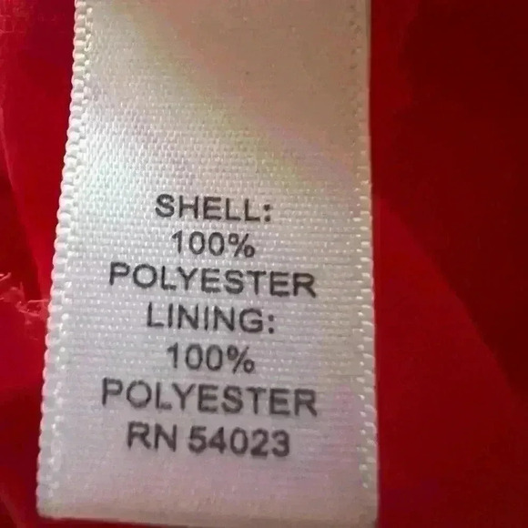 Banana republic skirt, distressed hem, size 4 red, excellent preowned condition - Picture 6 of 7